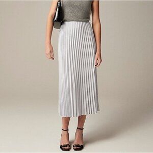 J. CREW Gwyneth Pleated Slip Midi Skirt BN757